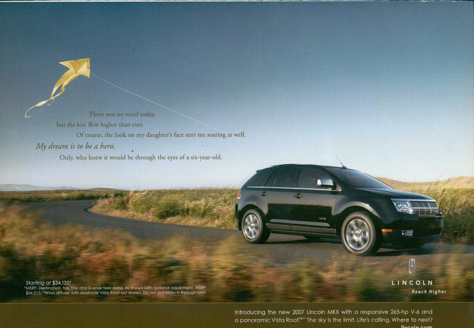 LINCOLN CAR Magazine Print Ad MKX Vintage VTG 2007 | eBay