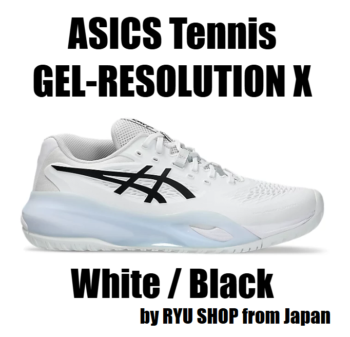 ASICS Tennis Shoes GEL-RESOLUTION X 1041A481.100 White / Black | eBay