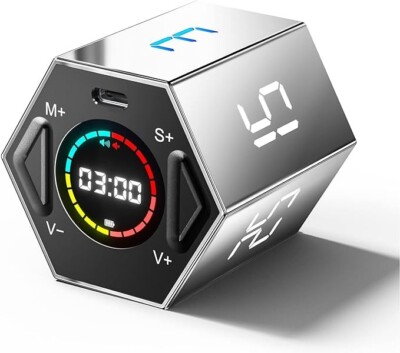 PIHEN Hexagonal Pillar Pomodoro Timer Kitchen Timer From Japan NEW