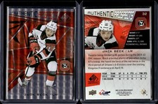 2021-22 CHL SP Game Used Authentic Prospects Orange Foil Jack Beck /499