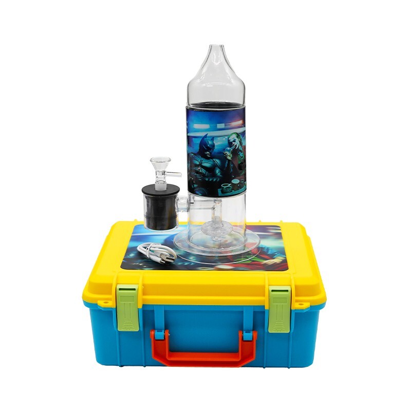 Electric Led Waterpipe Smoking kit with Carrying Case - second product detail image