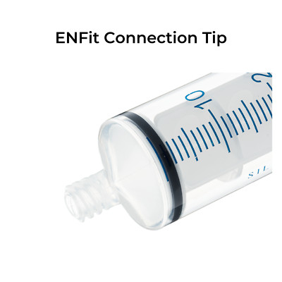 35cc ENFIT Tip Syringe Silicone O ring Reusable Smooth Glide Plunger