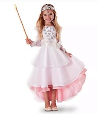 Disney Wizard of Oz Great  Powerful Glinda Good Witch Wicked Costume Dress XS 4