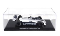 Statisches Modellauto Centauria Brabham F1 BT49C Piquet 1981 Mit Vitrine 1/24