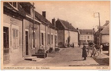 S317 - Cpa 03 Saint Priest en Murat - rue Principale