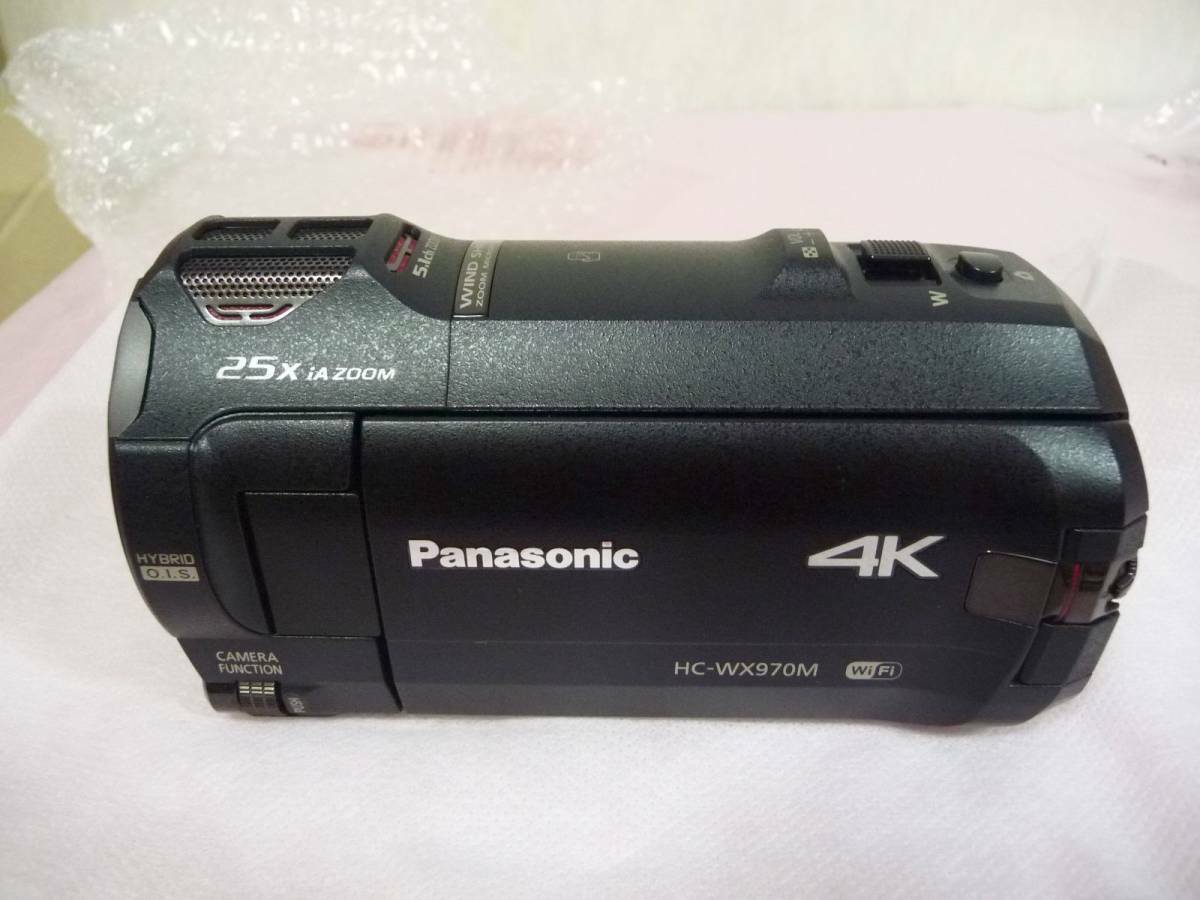 Panasonic 4K Camcorder WX970M Wipe Shot Lightweight Black HC