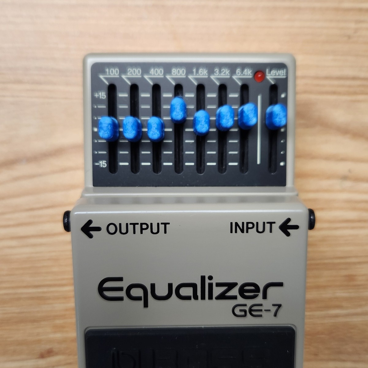 Blue Slider Caps / Knobs for Boss GE-7 / GEB-7 (Set of 8 + 6