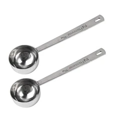 2 Pack Coffee Scoops Stainless Steel Measuring Spoon 2 Tablespoon with Long Hand