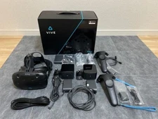 HTC Vive Full Kit W/Controllers  Cables Original Box EXCELLENT Operation Checked