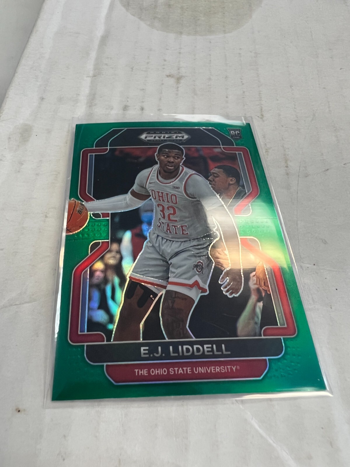 E.J. Liddell 2022-23 Panini Prizm Draft Picks Rookie Green Prizm #74 NrMt