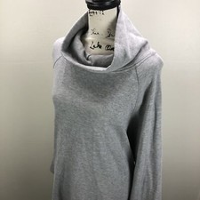 MAURICES Cowl Neck Long Sleeve Gray Pullover Sweatshirt Women's Size 4