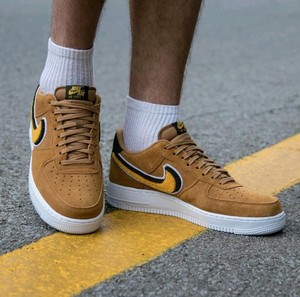 air force 1 low 3d chenille swoosh muted bronze