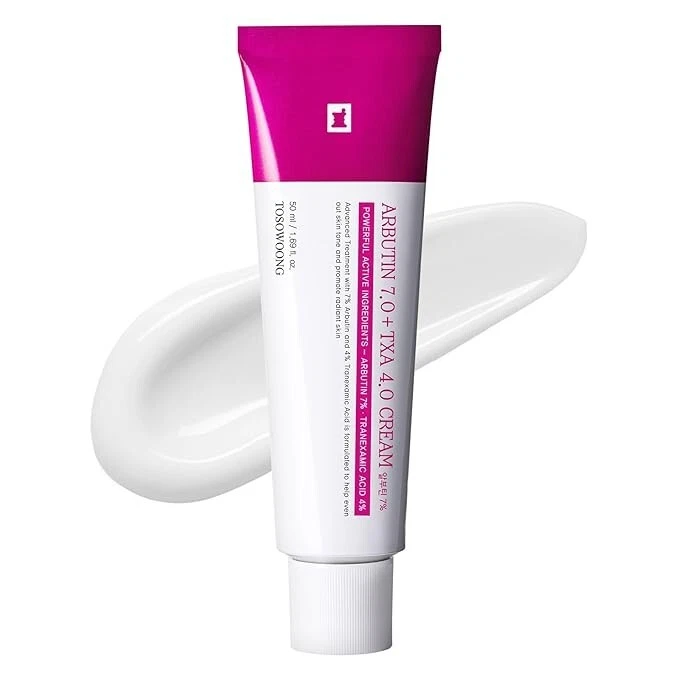 Korean Arbutin 7% + Tranexamic Acid 4% Cream Dark Spots Hyper-Pigmentation
