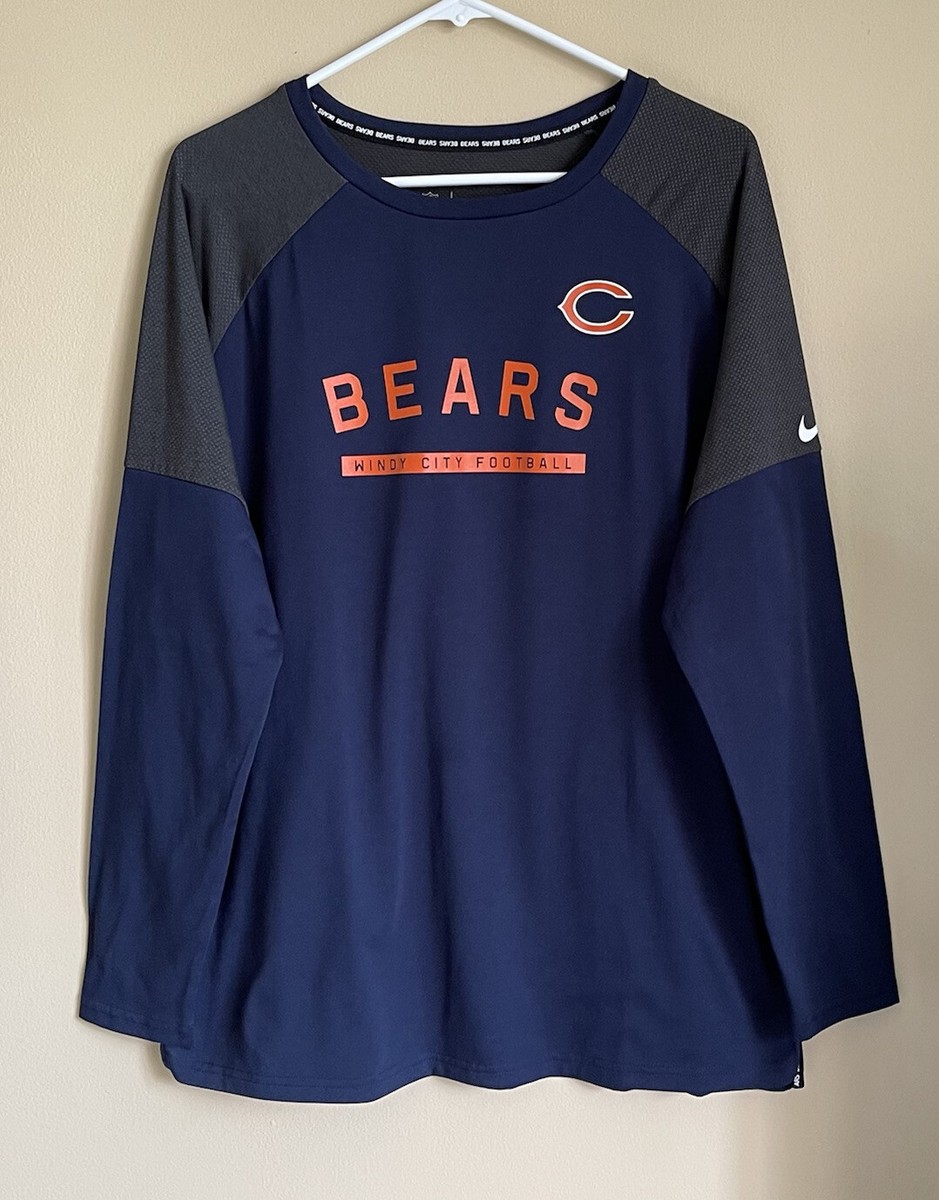 chicago bears dri fit long sleeve