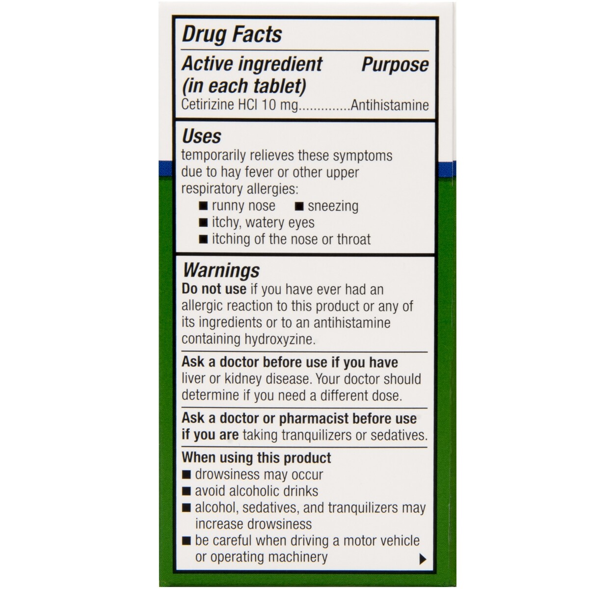 Equate AllDay Allergy Tablets, 10 mg, 45 Count 681131024068 eBay