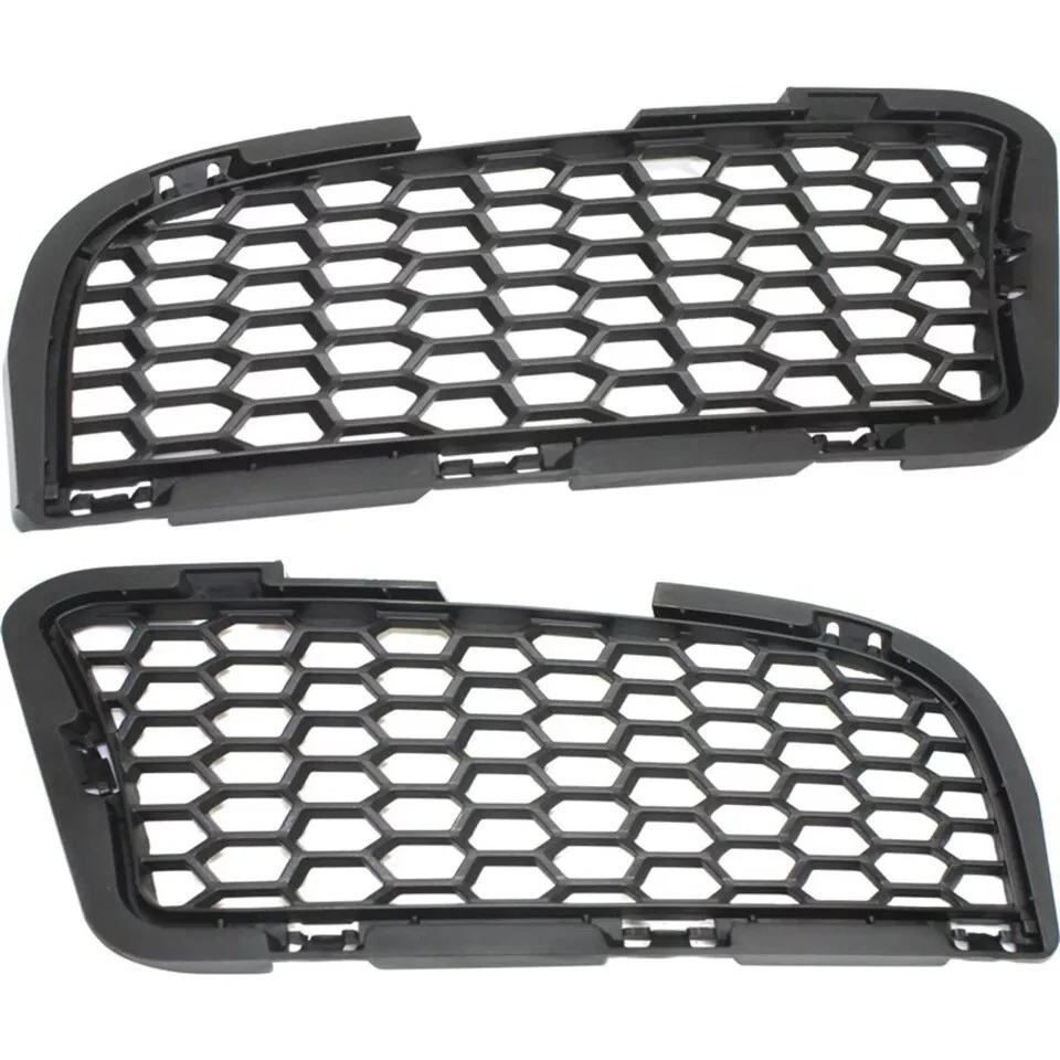 New Front Bumper Grilles Left and Right Black Set of 2PC Fits 2012-2016 BMW M5 Foto 2 de 4