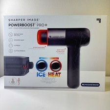 Sharper Image Powerboost Pro  Body Percussion Massager with Hot and Cold NEW
