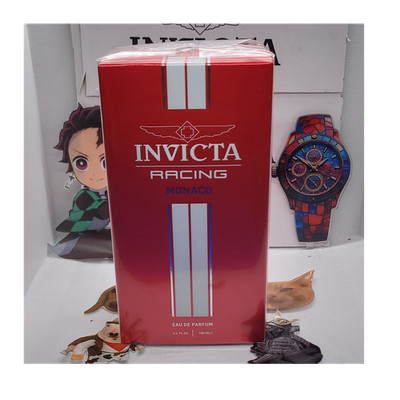 Invicta Racing Monaco Eau de Parfum Spray 3.4 fl oz Citrus Cinnamon Scent