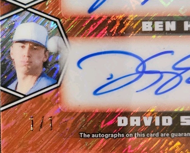 2025 Leaf Baseball Nation Octography Auto Trey Yesavage Jurrangelo Caminiti 1/1