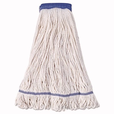 Boardwalk 504WH 5 in. Super Loop Cotton Wet Mop Head - XL, White (12/CT) New
