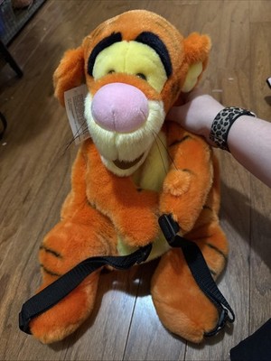 Y2K Disney Store Tigger Plush Backpack 18in Winnie The Pooh Vintage Tags On