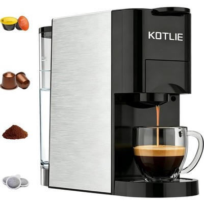 Kaffeemaschine 4 in 1 Kapsel ESE Pads 19 Bar Espresso Maschine