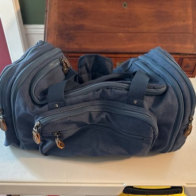 Gonex Canvas Duffle Bag for Travel 60L Duffel Overnight Weekend Bag