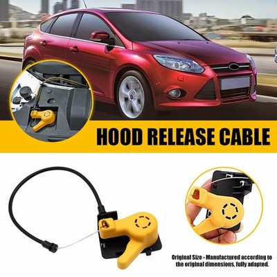 For 2012-2018 Ford Focus Hood Latch Release Pull Handle Cable Lever CV6Z16A770A