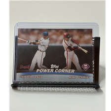 Topps Chrome 2001 Chipper Jones Mike Schmidt Power Corner Atlanta Phillies TC2