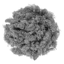 17.6oz Fake Preserved Reindeer Moss, Gray