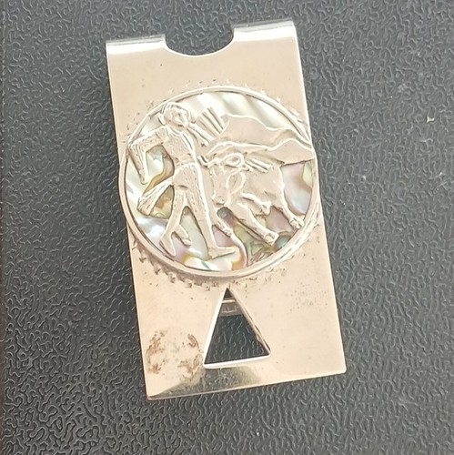 VINTAGE Mexico Alpaca Money Clip