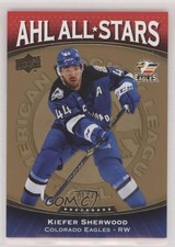2022-23 Upper Deck AHL AHL All-Stars Gold 21/25 Kiefer Sherwood #AS-12 6va