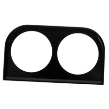 Dual Gauge Pod 52mm Meter Mounting Bracket - Black Instrument Cluster Holder Dual Gauge Pod 52mm Meter Mounting Bracket - Black Instrument Cluster Holder