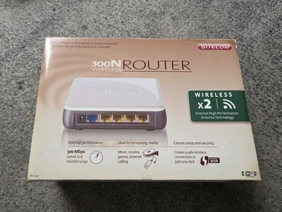 Sitecom WL-341 300 Mbps 4-Port 100 Mbps Funk Router