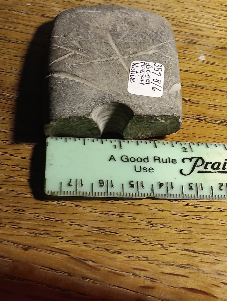 Native American Drilled Hole Broken Intentionally By Native Americans Ritual - Image 4 of 4
