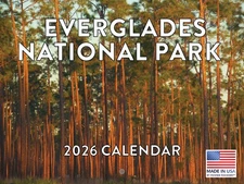 Florida Everglades National Park Calendar 2026 Monthly Wall Calender