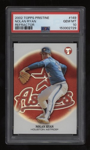 2002 Nolan Ryan PSA 10 Topps Pristine Refractor #122/149 *NICE* Invest NOW