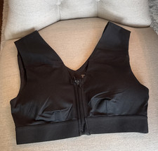 Women's Size Medium Tommie Copper Shoulder Support Bra Black