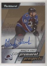 2020-21 Upper Deck Parkhurst Prominent Prospects Gold Martin Kaut #PP7 Auto 8tn