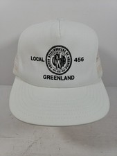 Vintage Snapback Trucker Hat, United Steelworkers Of America, Local 456,USA Made
