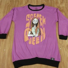 DISNEY Nightmare Before Christmas Sleep Shirt Size M 8-10 Purple Nightgown
