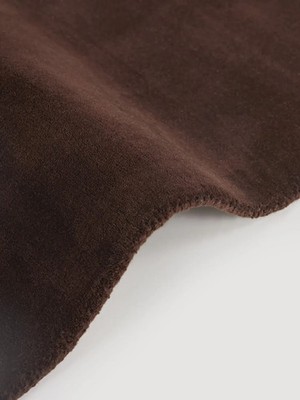 Luxury Dark Brown Wool Rug Hand Tufted Modern Minimalist Scandinavian Carpet