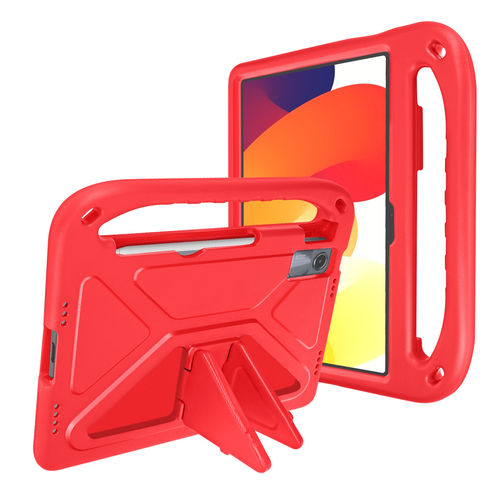 Support Redmi Pad SE Rouge pour Regarder des Vidéos les Mains Libres
