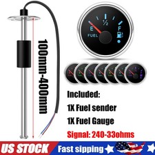 Fuel Level Sending Unit With 52mm Fuel Gauge Boat Fuel Oil Level Sender Gas Tank Fuel Level Sending Unit With 52mm Fuel Gauge Boat Fuel Oil Level Sender Gas Tank
