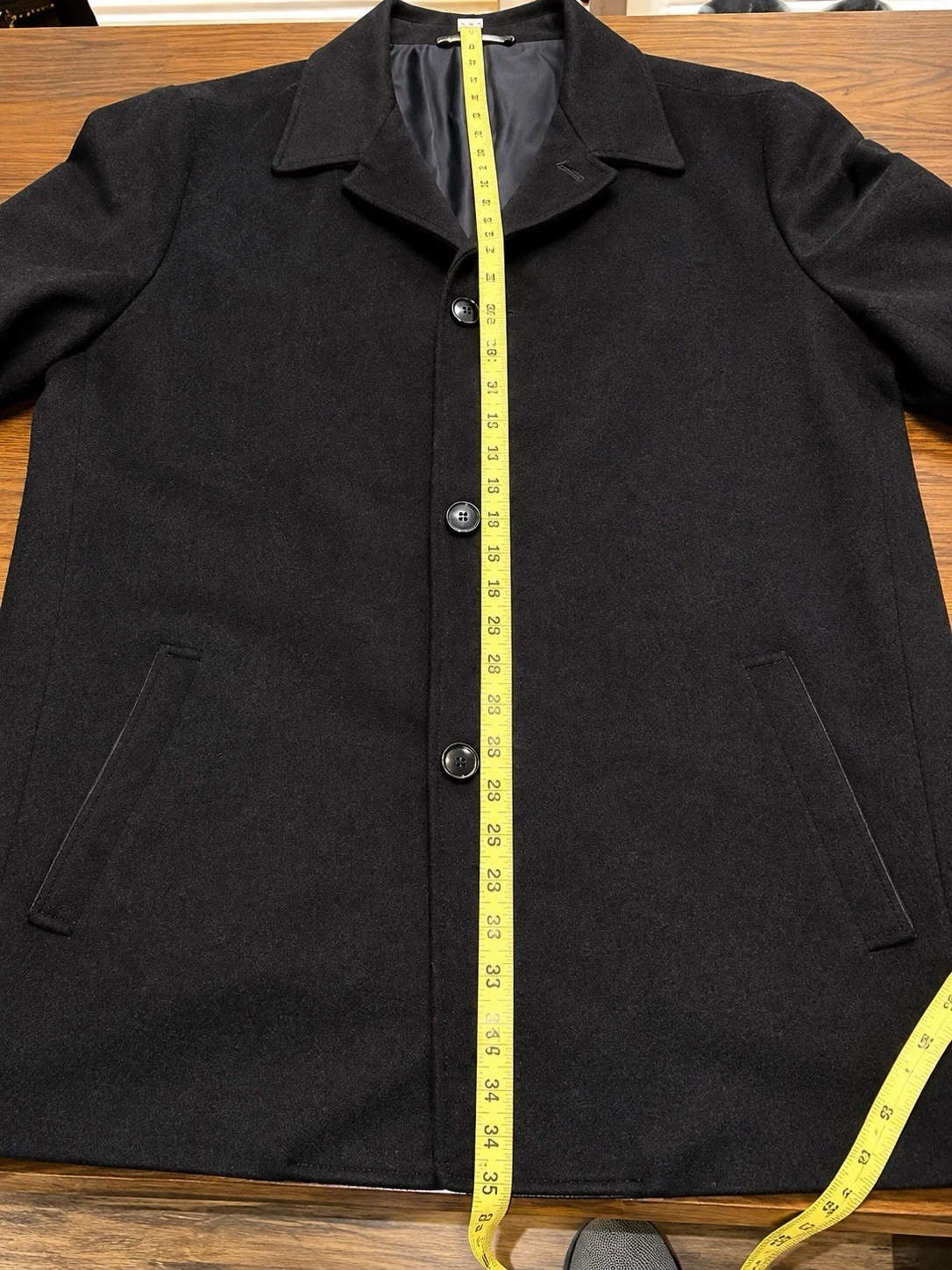 Ermenegildo Zegna Wool Silk Car Coat Mens Wool Silk Blend Luxury Class Italy 816 image 4