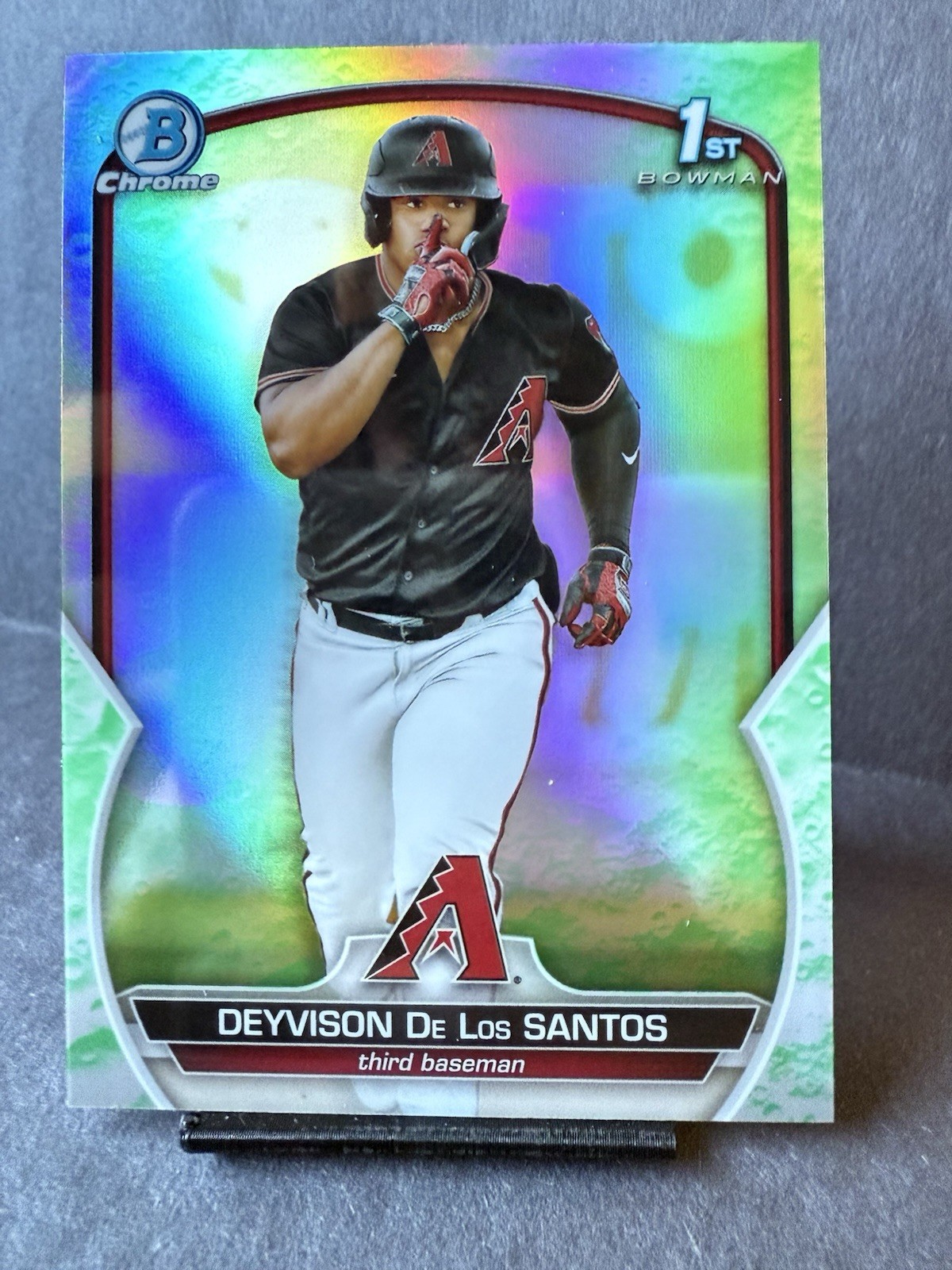2023 Bowman Chrome Deyvison De Los Santos #BCP-116 Lunar Glow Refractor