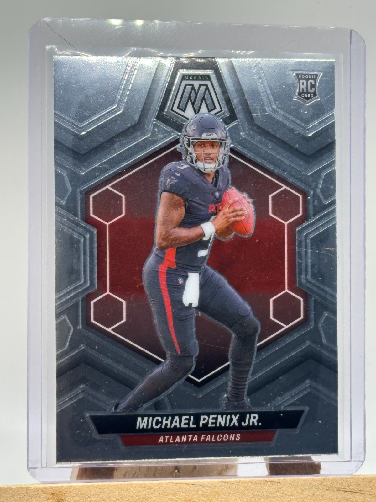 Michael Penix Jr Rookie 2024 Panini Mosaic Silver #308 Atlanta Falcons