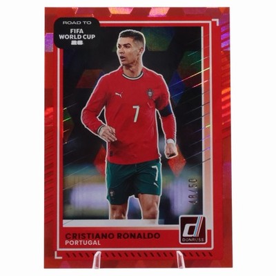 2025-26 Panini Donruss Road To FIFA World Cup - Cristiano Ronaldo Red /50