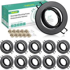 Tailcas 10Er Einbaustrahler GU10 Set, 68-80Mm...