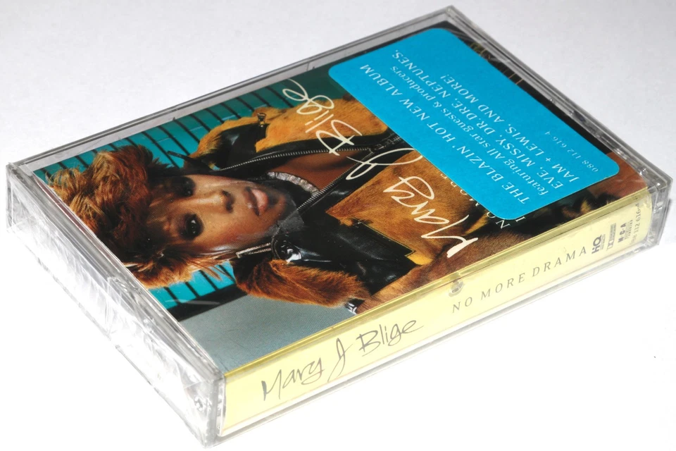 Mary J. Blige - No More Drama (Cassette Tape 2001) R&B Soul Funk NEW SEALED - Image 3 of 4